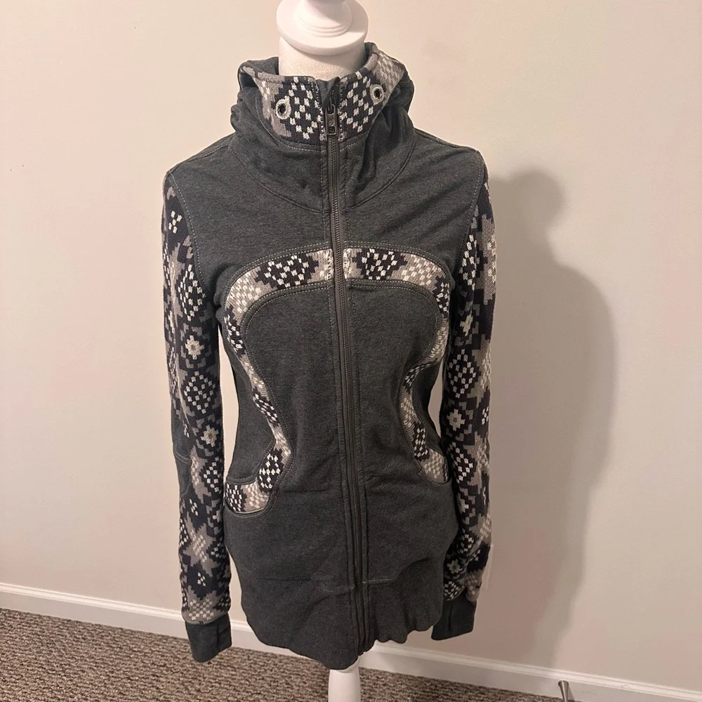 Lululemon Live Simply Jacket Charcoal Jacket Size 8 - Picture 3 of 7